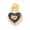 Brass Enamel Pendants KK-M218-11D-RS-1