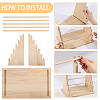 6-Tier Wooden Jewelry Bracelet Organizer Display Riser Stands ODIS-WH0086-162B-4