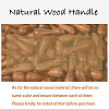 Brass Wax Seal Stamp with Handle AJEW-WH0184-0011-3