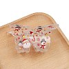 Christmas Theme PVC Claw Hair Clips PW-WGBF3A6-05-1