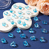 30Pcs Transparent Handmade Lampwork Beads LAMP-TADJ0001-12E-5