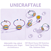 Unicraftale DIY Blank Dome 304 Stainless Steel Open Cuff Ring Making Kits DIY-UN0055-79-5