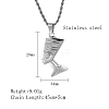 Stainless Steel Pendant Necklaces TD1825-2-3