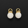 ABS Plastic Imitation Pearl Pendants KK-N242-020-3