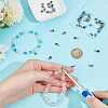 48Pcs 12 Colors 201 Stainless Steel Rhinestone Charms PALLOY-UN00003-5