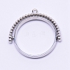 Alloy Open Back Bezel Pendants PALLOY-WH0071-60P-RS-1