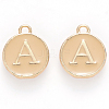 Golden Plated Alloy Enamel Charms ENAM-S118-06A-1