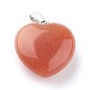 Natural Gemstone Pendants G-S219-16-3