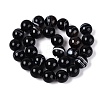 Natural Banded Agate Beads Strands G-Q608-18A-3