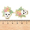 Halloween Theme Rack Plating Alloy Enamel Pendants FIND-Q099-02A-G-3