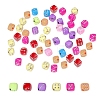 Plating Acrylic Beads PACR-T006-09-1
