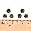 Brass Rhinestone Spacer Beads RB-A014-L8mm-01AB-NF-3