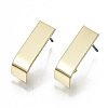 Rack Plating Iron Stud Earring Findings IFIN-N008-006-RS-1