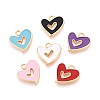 Alloy Enamel Pendants PALLOY-T092-27G-1