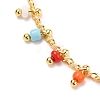 Glass Charm Bracelets BJEW-JB05600-03-2