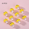 10Pcs Mushroom Silicone Focal Beads JX901J-01-1