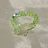Handmade Lampwork Beaded Finger Rings WG40BFE-03-1
