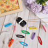 Gorgecraft 30Pcs 10 Colors Anti-Lost Silicone Pendant FIND-GF0005-89-4