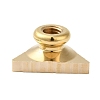 Golden Plated Triangle Shaped Wax Seal Brass Stamp Head STAM-K001-04G-01-3