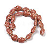 Handmade Porcelain Beads Strands PORC-P030-01A-06-4