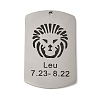 Non-Tarnish 304 Stainless Steel Pendants STAS-C098-01G-P-1