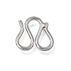 Brass M-Hook Clasps KK-CBA0DF0-14A-P-1