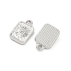 Alloy Rhinestone Pendants FIND-D044-08P-2