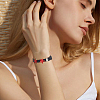 16Pcs Flat Silicone Cord Bracelets for Women Men BJEW-FH0001-08-6