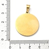 304 Stainless Steel Enamel Pendants STAS-H255-01F-G-3