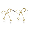 Iron Stud Earring Findings IFIN-N005-24-1