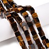 Natural Tiger Eye Beads Strands G-T139-8x8-29A-1