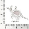 Natural Rose Quartz Pendants G-A176-A11-3
