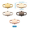 5 Colors Adjustable Alloy Chain Buckles PALLOY-TA0001-91-RS-13