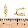 SHEGRACE Brass Micro Pave Cubic Zirconia Hoop Earring Findings XGRQ79128-940G-3