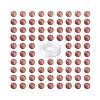 100Pcs 8mm Grade AAA Natural Rhodonite Round Beads DIY-LS0002-65-1