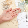60Pcs 2 Colors 316 Surgical Stainless Steel Wine Glass Charms Rings STAS-DC0001-45-2