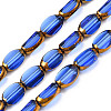 Electroplate Glass Beads Strands EGLA-N008-015E-1