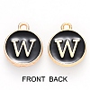 Golden Plated Alloy Charms ENAM-SZ0001-25B-W-3