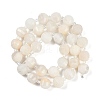 Natural White Moonstone Beads Strands G-G182-B09-05-3