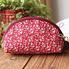 DIY Flower Pattern Moon-shaped Cosmetic Bag Embroidery Kit PW23021094460-1