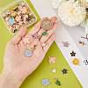 SUNNYCLUE 120Pcs 15 Style Alloy Enamel Pendants ENAM-SC0003-31-3