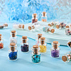 Natural & Synthetic Gemstone Chip Beads Glass Bottles G-KS0001-02-6