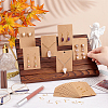 Fingerinspire 7-Slot Rectangle Wooden Place Earring Display Stands ODIS-FG0001-67A-3