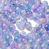 Transparent Crackle Acrylic Beads DACR-D300-01H-10mm-1