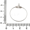 Rack Plating Brass Ring Hoop Earrings KK-L125-01P-3