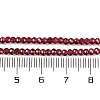 Natural Garnet Beads Strands X-G-F770-D02-02-5