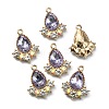 Glass Rhinestone Pendants FIND-TAC0017-07LG-04-1