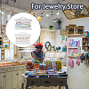 100Pcs Paper Bracelet Display Cards CDIS-WH0027-11B-01-7