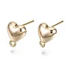 Brass Stud Earring Findings KK-T056-20G-NF-3