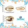 Electroplated Shell Beads BSHE-PH0003-22B-2